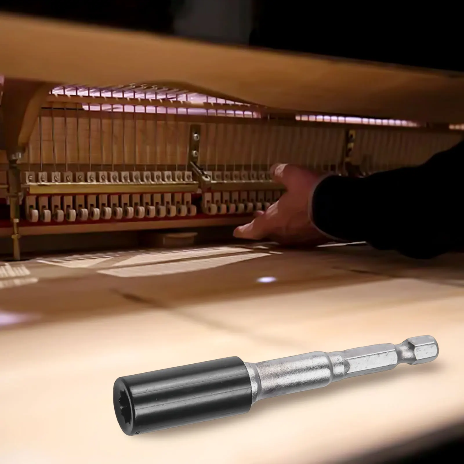 Восьмиугольная настройка фортепиано Техническое обслуживание и измерение