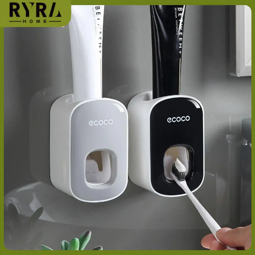 

Automatic Toothpaste Dispenser Bathroom Accessories Toothbrush Holder For Home Bathroom Dental Cream Dispenser Dropshipping