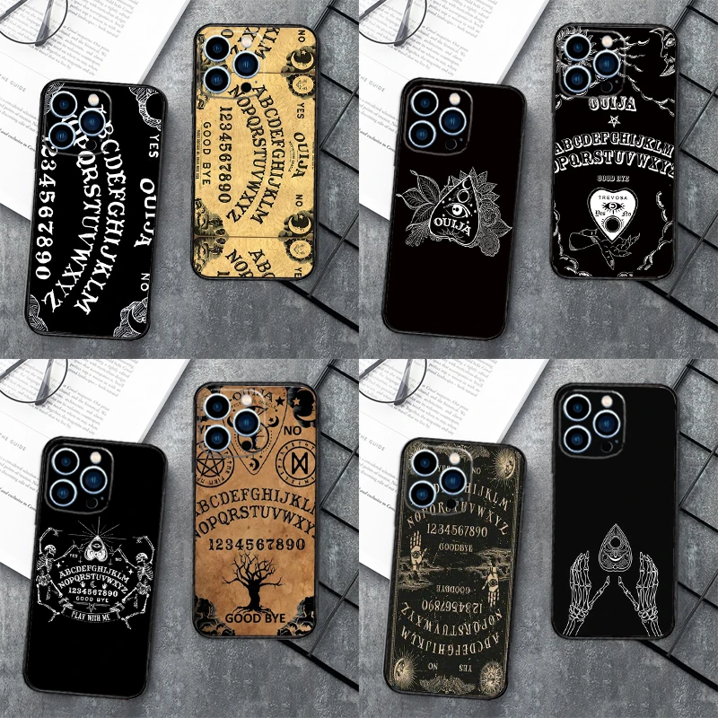 Ouija Board Phone Case For iPhone 11 12 Pro Max XR XS Max X 7 8 Plus 13 Pro Soft Silicone Back Cover
