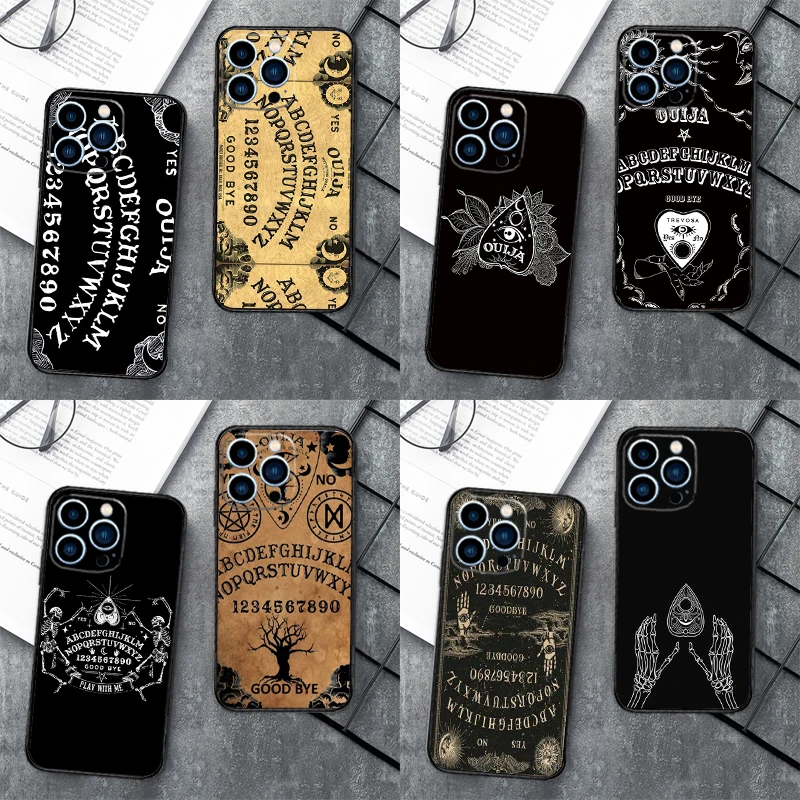 Мягкий силиконовый чехол Ouija для iPhone 11 12 14 Pro Max XR XS X 7 8 Plus 13