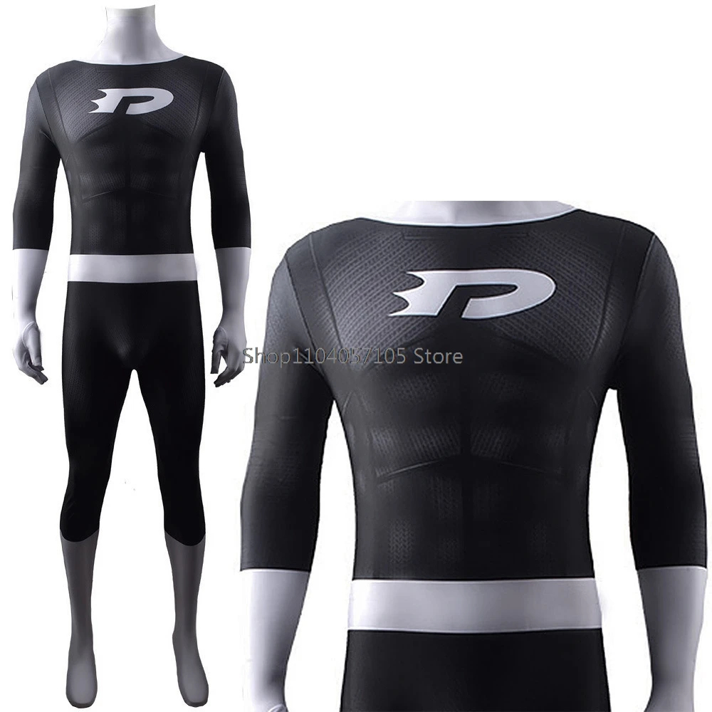 Взрослые дети Дэнни Фантом Косплей костюмы 3D Печатный супергерой Даниэль Фентон