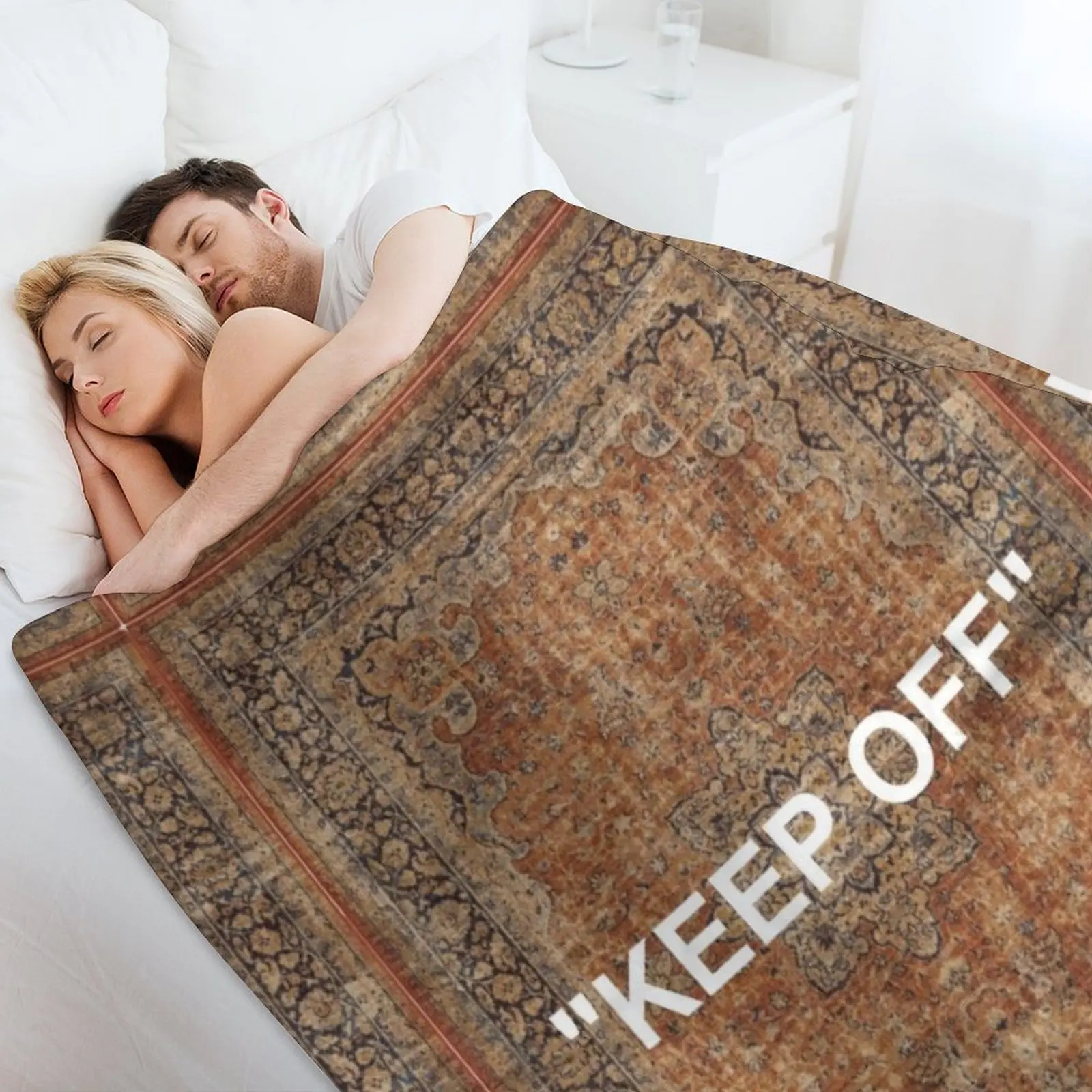 Новое одеяло KEEP OFF - антикварное для коврика Orian одеяла на Хэллоуин спального