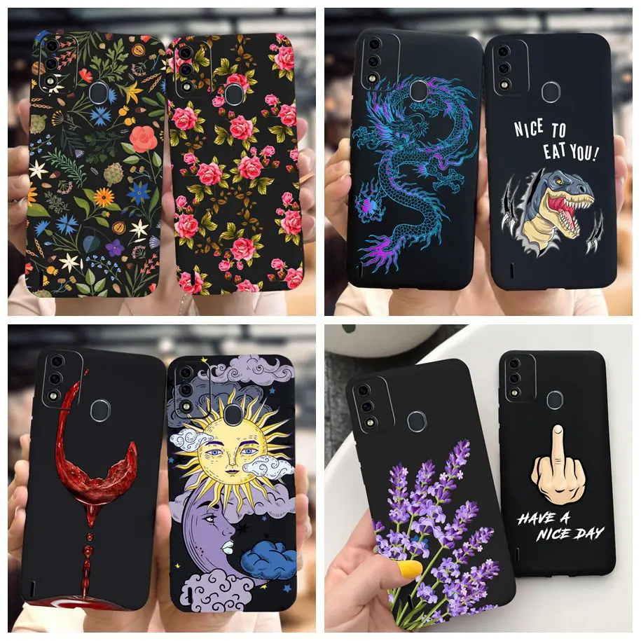 Чехол для ITEL A48 силиконовый мягкий ударопрочный чехол из ТПУ L6006 телефона s Itel A 48