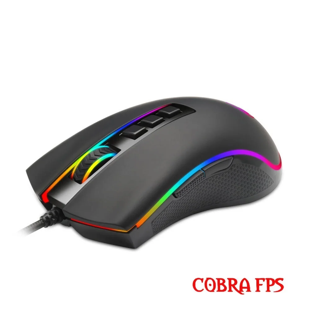 

Redragon COBRA FPS M711-FPS RGB USB Wired Gaming Mouse 24000 DPI 9 buttons mice Programmable ergonomic For Computer PC Gamer