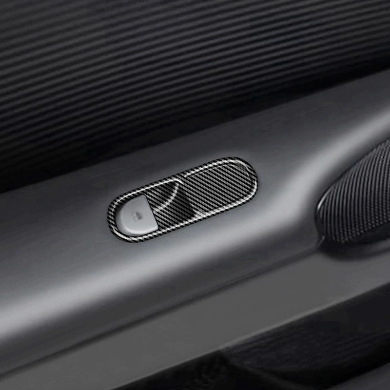 Carbon Fiber Back Row Window Glass Lifting Switch Buttons Decoration Cover For Hyundai IONIQ 6 2022-2023 Low Version (art.: 3920ca94fff98) - 3920ca94fff98