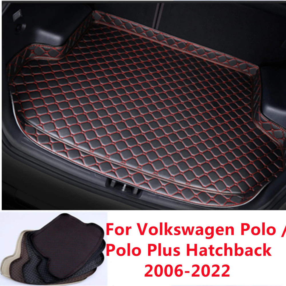 

SJ High Side Custom Fit All Weather Car Trunk Mat Rear Cargo Liner Cover Carpet Pad For Volkswagen VW POLO Hatchback 2006-2022