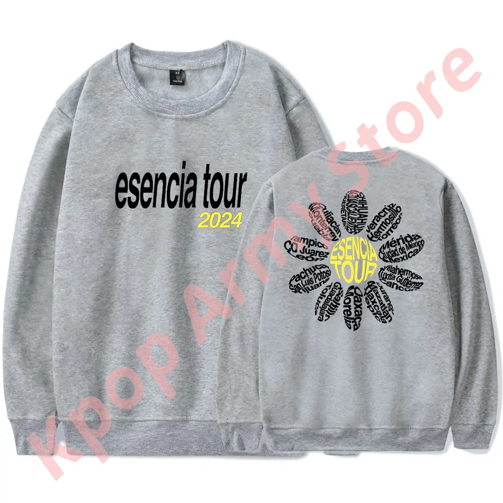 Humbe 2024 Esencia Tour Merch толстовки с круглым вырезом Косплей унисекс модные повседневные