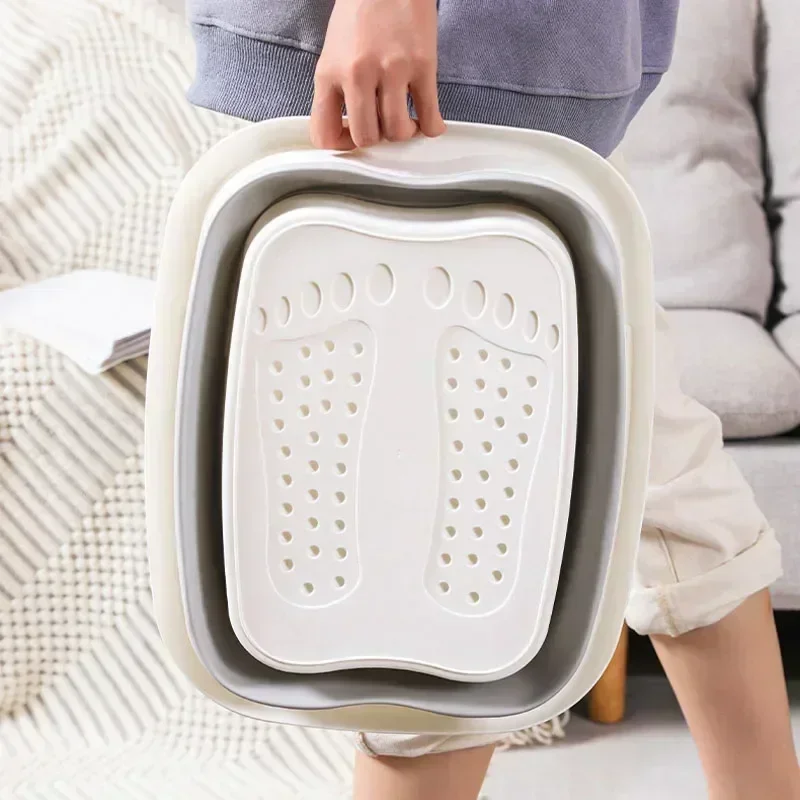 Складное массажное ведро для ванн ног складное замачивания складная раковина
