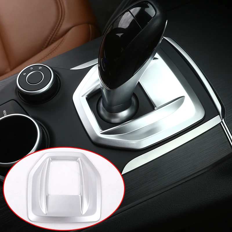 

1 шт. интерьерная центральная консоль Стандартная отделка для Alfa Romeo Giulia Stelvio 2017 автомобильные аксессуары ABS Matte Chrome