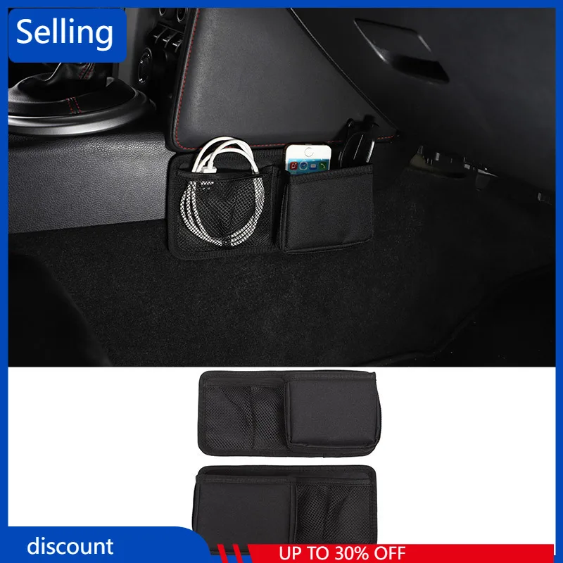 

For Toyota 86/Subaru BRZ 2012-2020 Black Car Central Control Side Storage Bag Mobile Wallet Storage Bag Car Interior Accessories