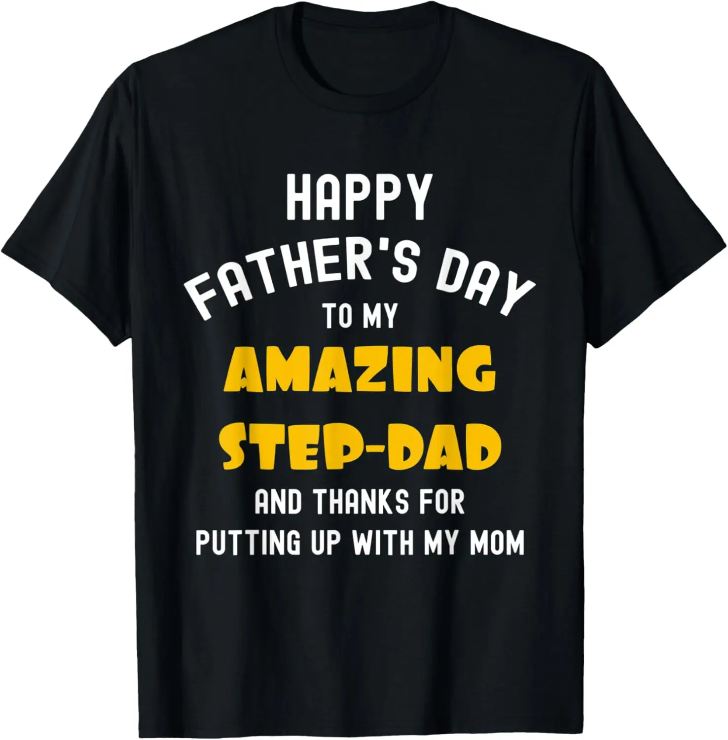 С Днем отца спасибо за складывание... Забавная футболка Step Dad