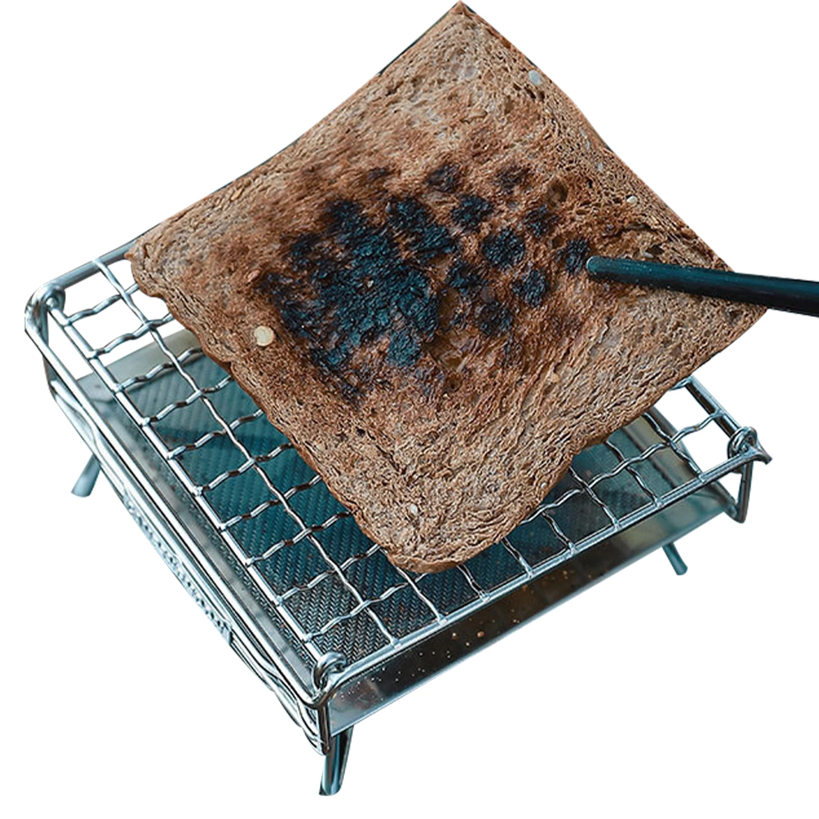 

Roasting Net Stainless Steel Mesh Roasting Rack Bbq Barbecue Grill Topper Wire Mesh Evenly Grilled Strainer For Outdoor Camping