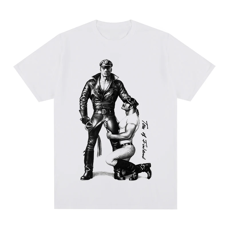 

New Vintage Clothes Tom of Finland Boyfriend T-shirt Gay Cops Summer Wear Men T Shirt New Tees Unisex Tshirt Womens Tops Apparel