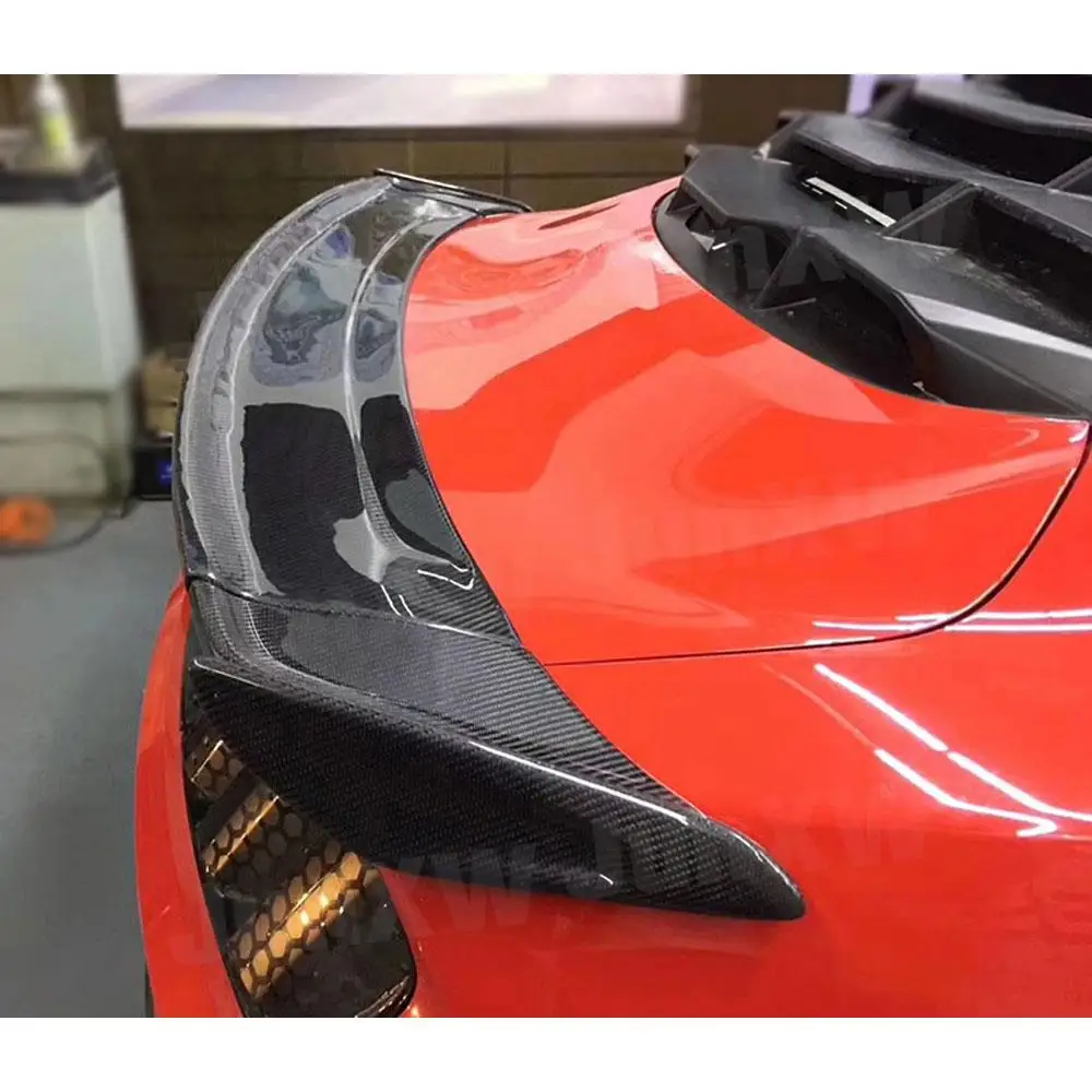 Гоночный задний спойлер из углеродного волокна крылья корпуса в стиле CV для Ford