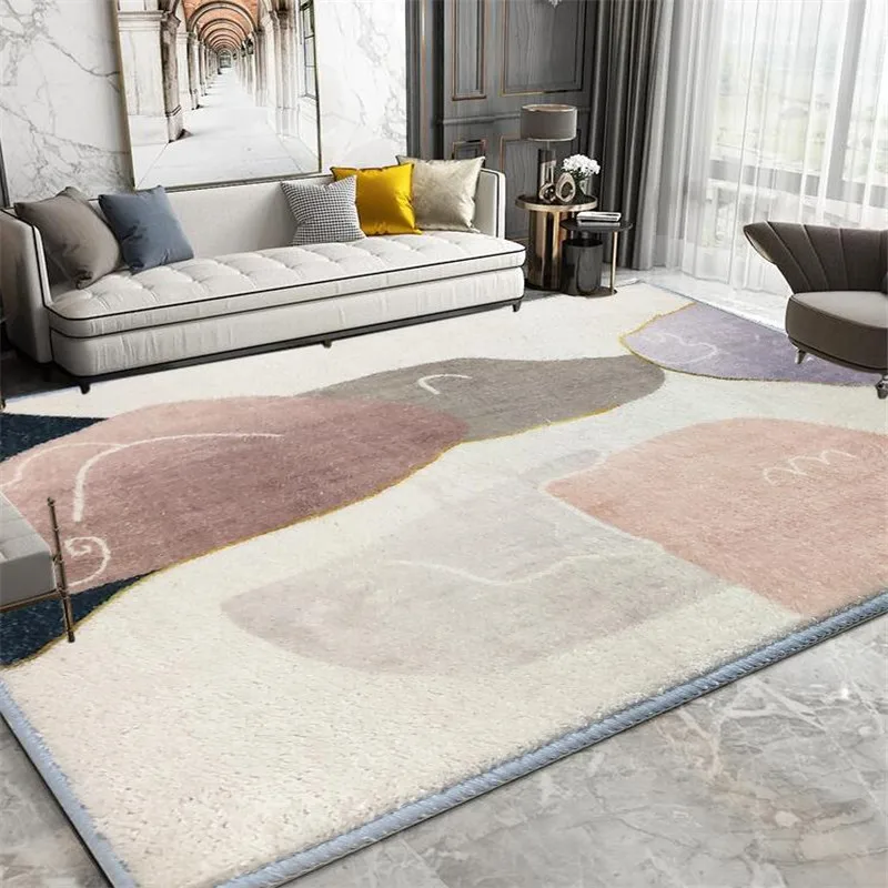

Скандинавский абстрактный прикроватный нескользящий ковер для гостиной