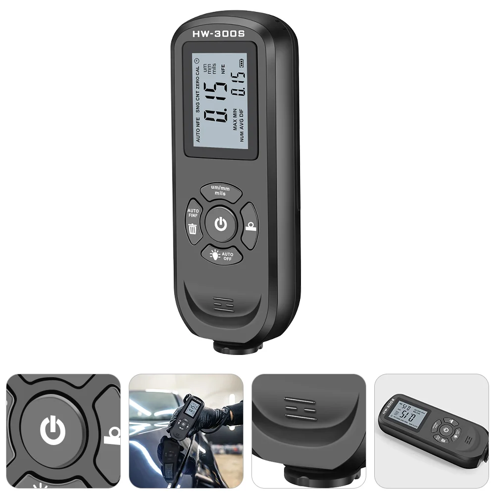 

1 Set Car Coating Thickness Tester Useful Coating Measuring Tool Gauge