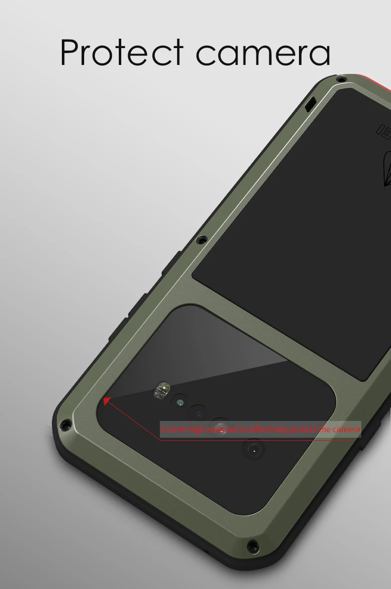 Dropshipping 360Protective Metal Armor Shockproof Waterproof Case For LG V60 V40 V30 V35 G7 Cases Heavy Duty Glass Cover