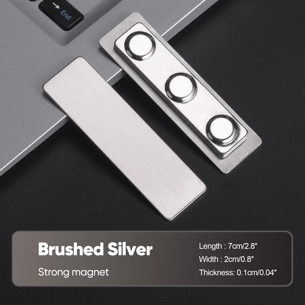 

Персонализированные металлические броши AUERHAHN 70x20 мм