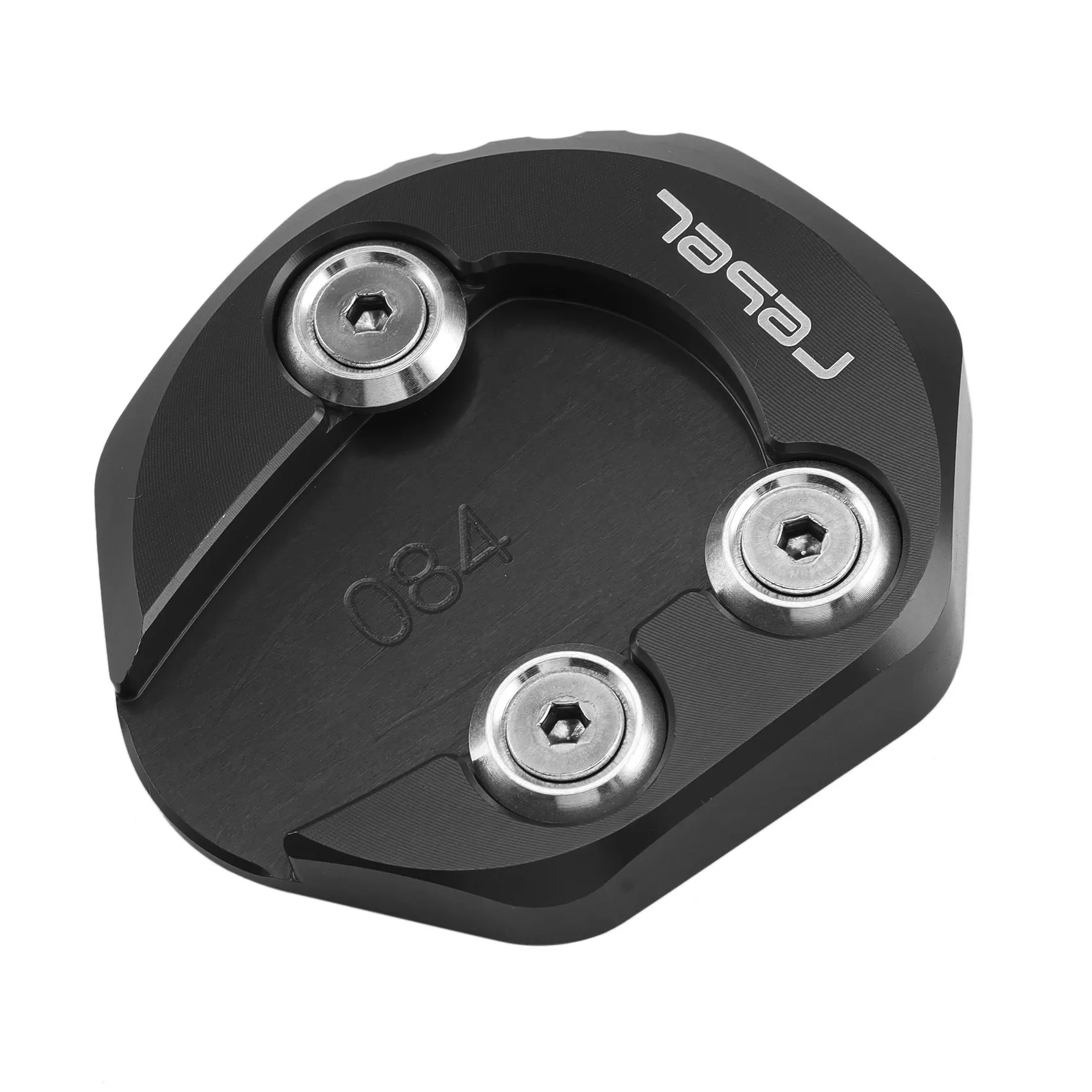 

Motorcycle Kickstand Extension Pad Side Stand Enlarger Plate for Honda Rebel CMX300 CMX500 2017-2021(Black)