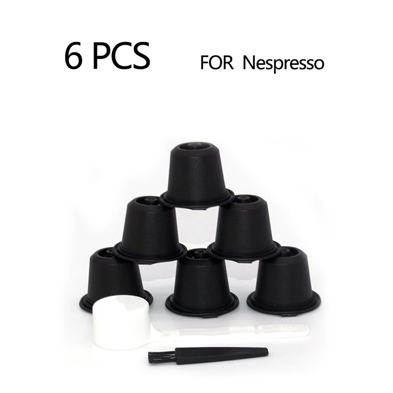

Многоразовые фильтры в виде капсул для кофе Nespresso, 6 шт.