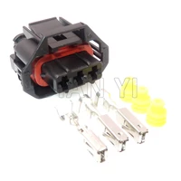 1 set 3 way car wire socket with terminal and rubber seals 936060 1 auto map pressure sensor waterproof cable harness plug