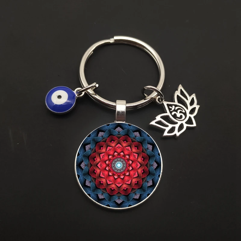 Креативная ретро-версия буддистская чакра брелок ювелирные изделия Индийская
