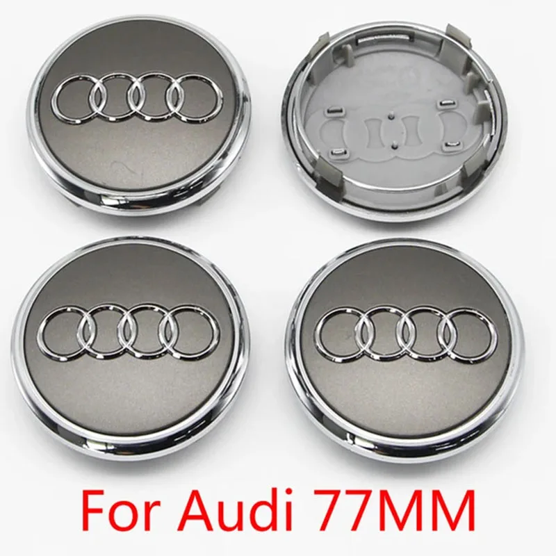 

Комплект Из 4 Декоративных Колпаков Для Колесных Дисков Audi A6, A3, A4, A5, Q2L, Q3, Q5, Q7, Q8, R8, Размеры 60-77 Мм