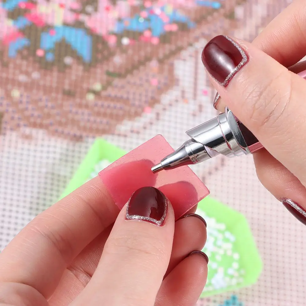 

Plastic Lipstick Nail Art Embroidery Diamond Painting Pen Diamond Painting Accessories Point Drill Pens Cross Stitch