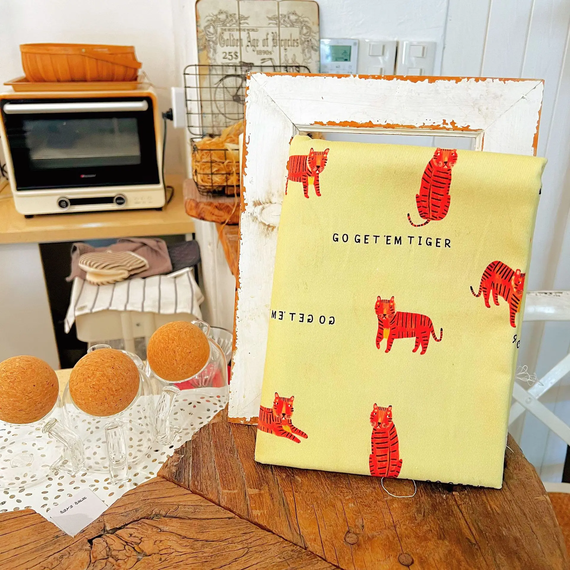 

Корейская цифровая печать хлопчатобумажная ткань хлопчатобумажная саржа английский принт тигра Женский Детский родитель DIY