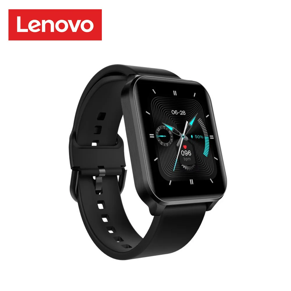 

Lenovo S2 Pro Smart Watch Men Thermometer Heart Rate Monitor Fitness Tracker 1.69" Touch Screen IP67 Waterproof Smartwatches