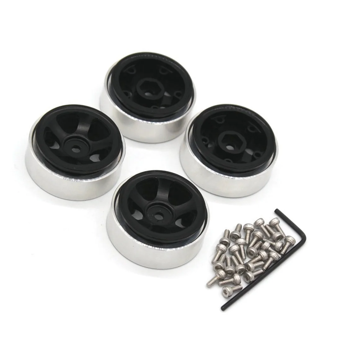 

Металлическая ступица обода колеса Beadlock для 1/18 FMS EAZYRC RocHobby Toyota FJ Cruiser Patriot Katana обновленные детали для радиоуправляемых автомобилей, 3