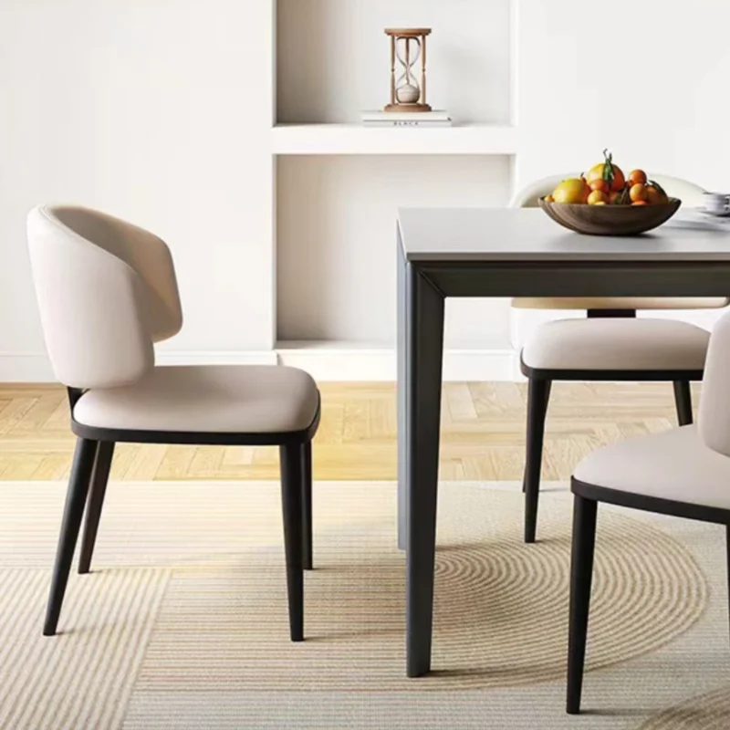 Элегантные обеденные стулья середины века железный дизайнерский скандинавский