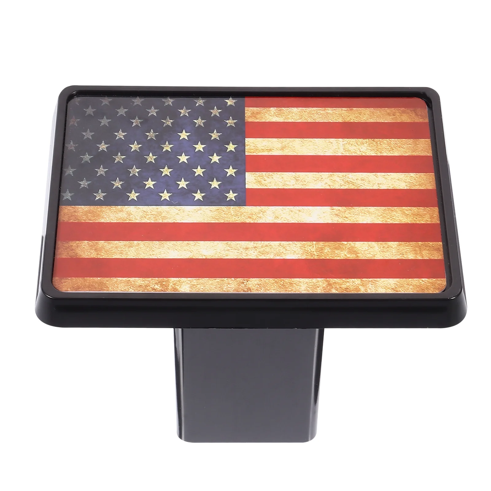 

Крышка для сцепки прицепа, задняя крышка, автомобильный буксир, уникальный квадратный полезный флаг США