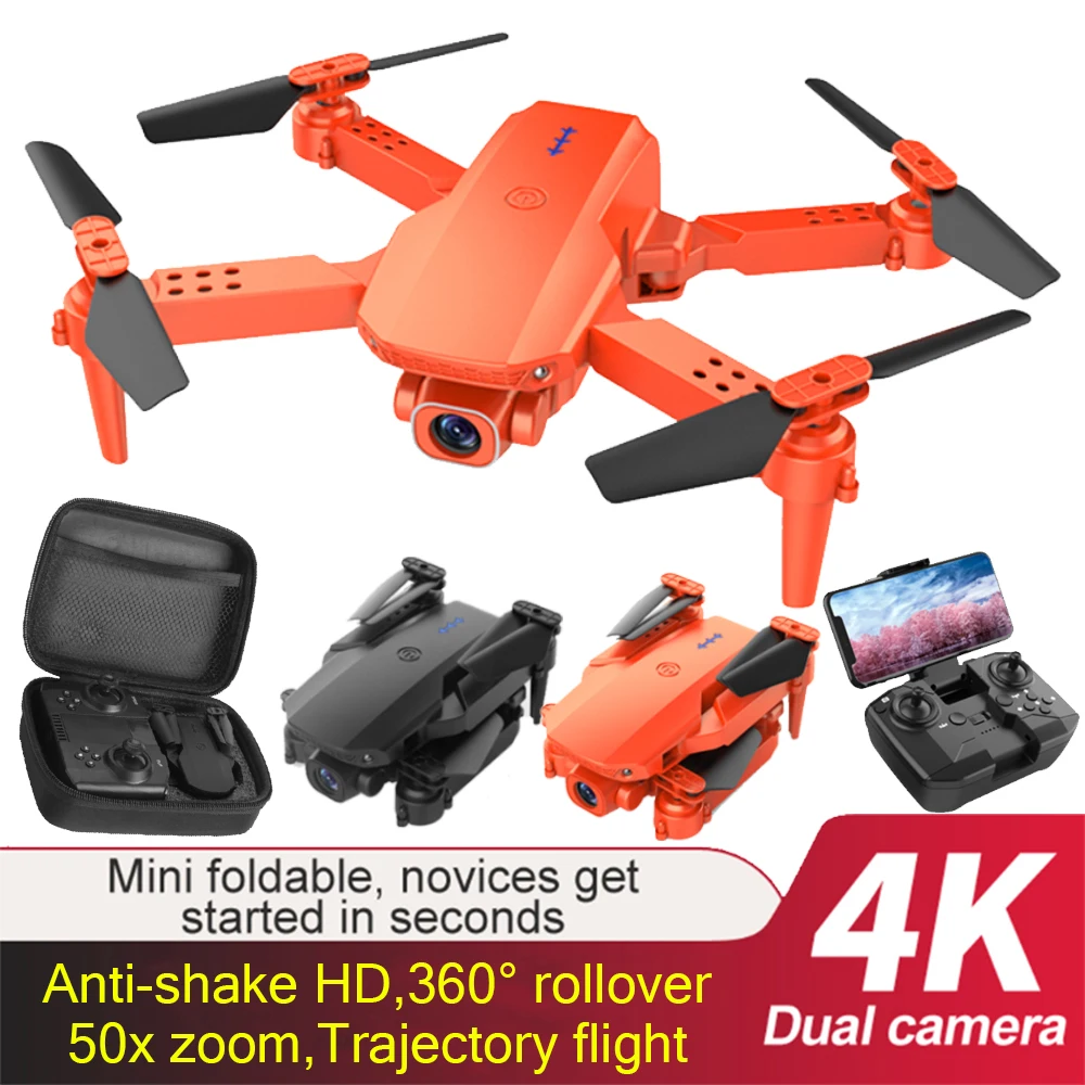 

2022 New K5 Mini Drone 4K Professional HD Dual Camera Fpv Drones Quadcopter Foldable Follow Me Rc Helicopter 1080P Portable Toys