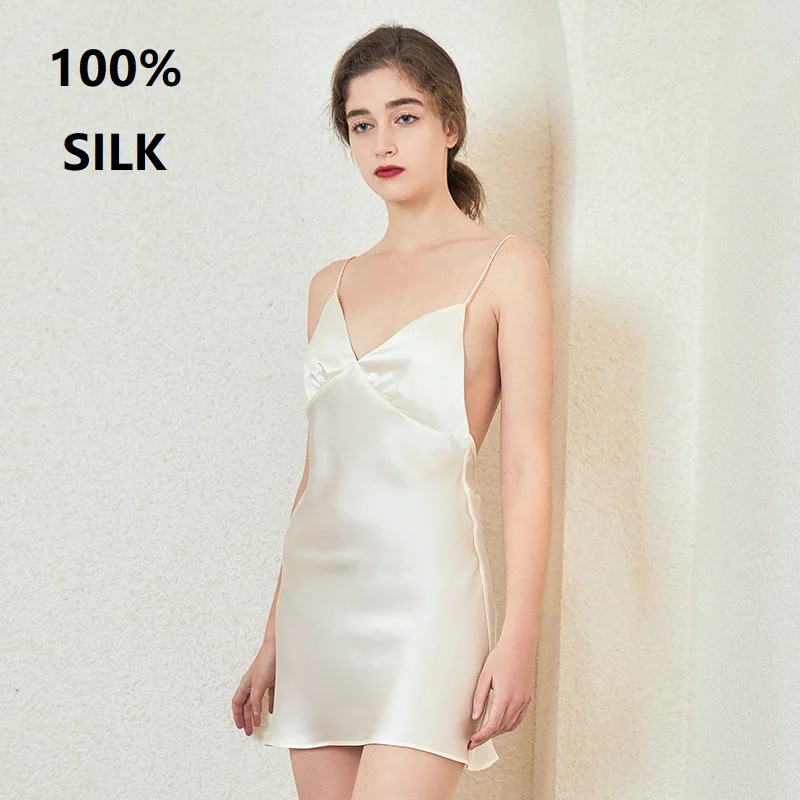 16-миллиметровое атласное сексуальное ночное мини-платье нижнее белье платья для