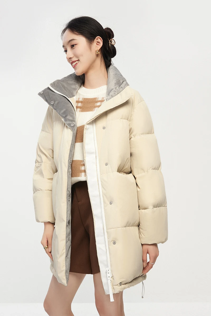 SHUCHAN Thick Puffer Jacket Women Casaco Feminino  90%  White Duck Down Long Casual Warm Casacos De Inverno Feminino