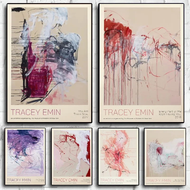 Tracey Emin современные произведения искусства абстрактный феминистский постер
