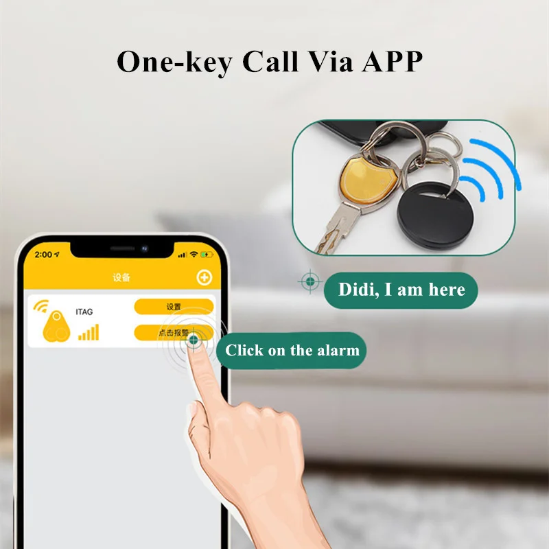 Мини-устройство для отслеживания местоположения смарт-трекер детей Bluetooth трекер