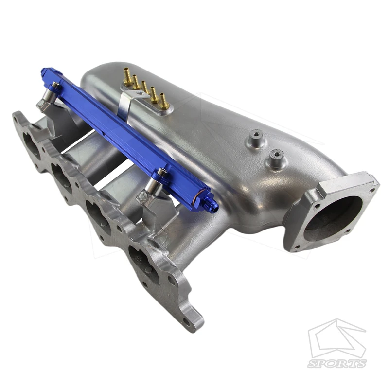 Впускной коллектор из литого алюминия + топливная направляющая для Mitsubishi EVO IV V VI