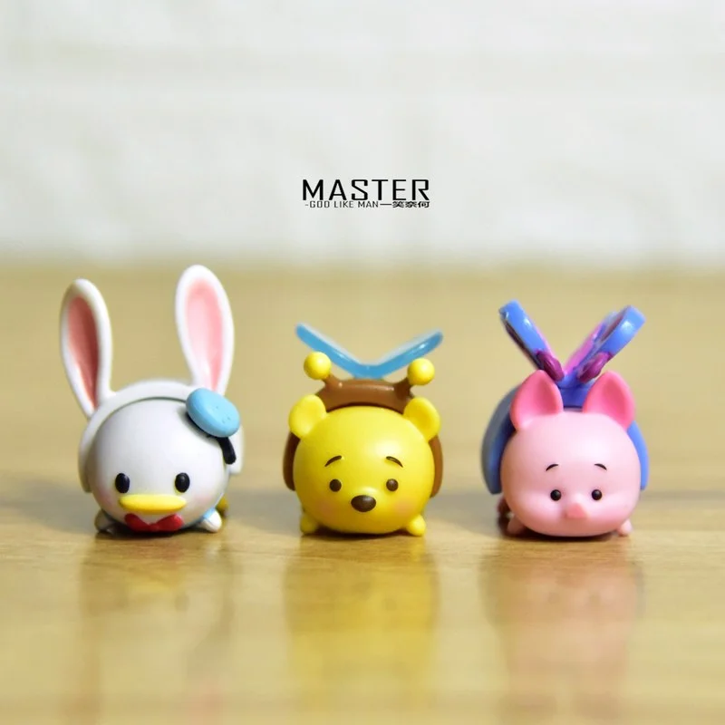 TSUM Disney оригинальные мини куклы плюс украшения Винни Пух милые Аниме фигурки
