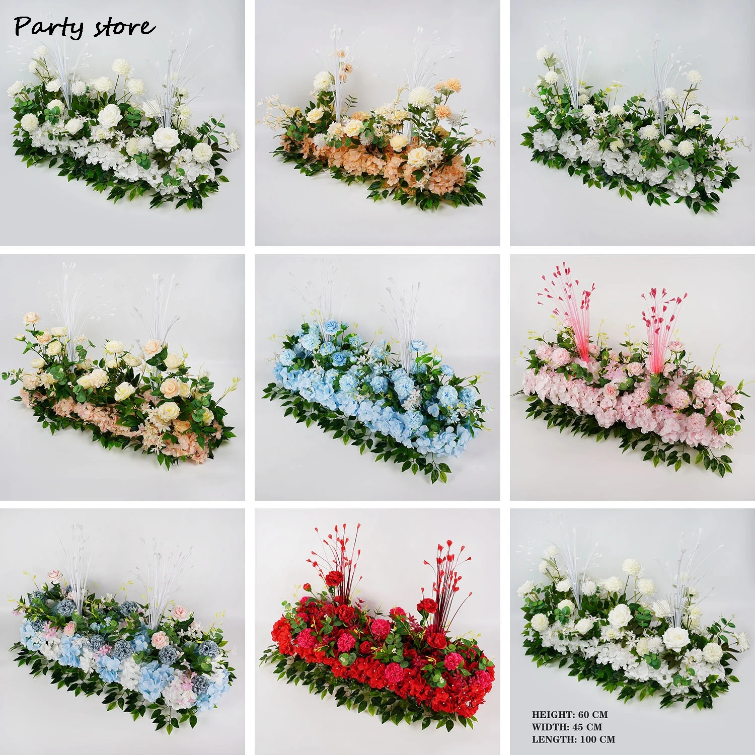 Цветочный декор искусственный цветок реквизит Цветочная сцена свадебная дорога