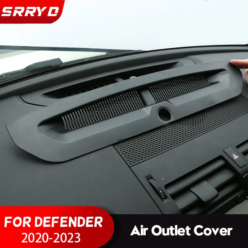 

For Land Rover Defender 110 2020-2023 Stainless Steel Car Dashboard Air Outlet Anti-blocking Mesh Cover Car interior Accessories