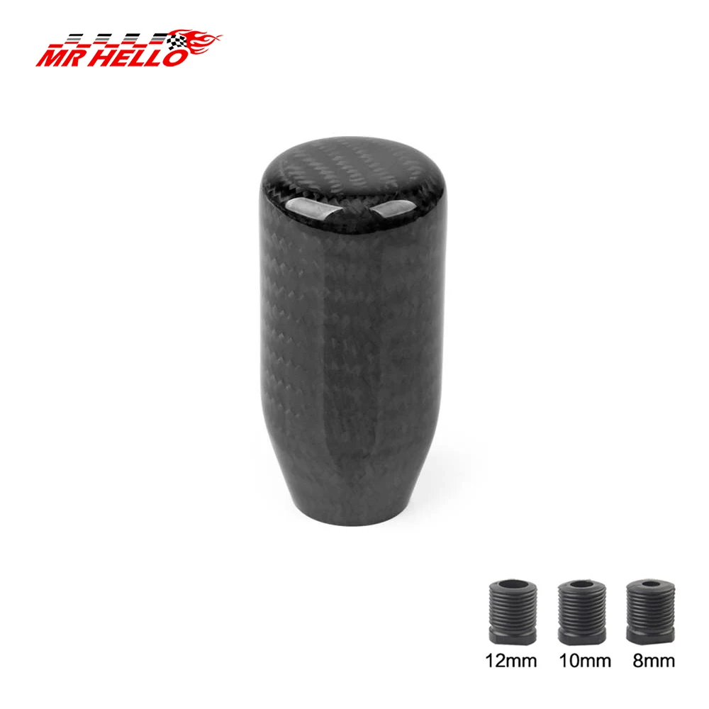 

Ручка Переключения Передач Из Карбона, Круглая, Для Гоночных Автомобилей, Ручная Коробка Передач, Рычаг КПП, Шарообразная