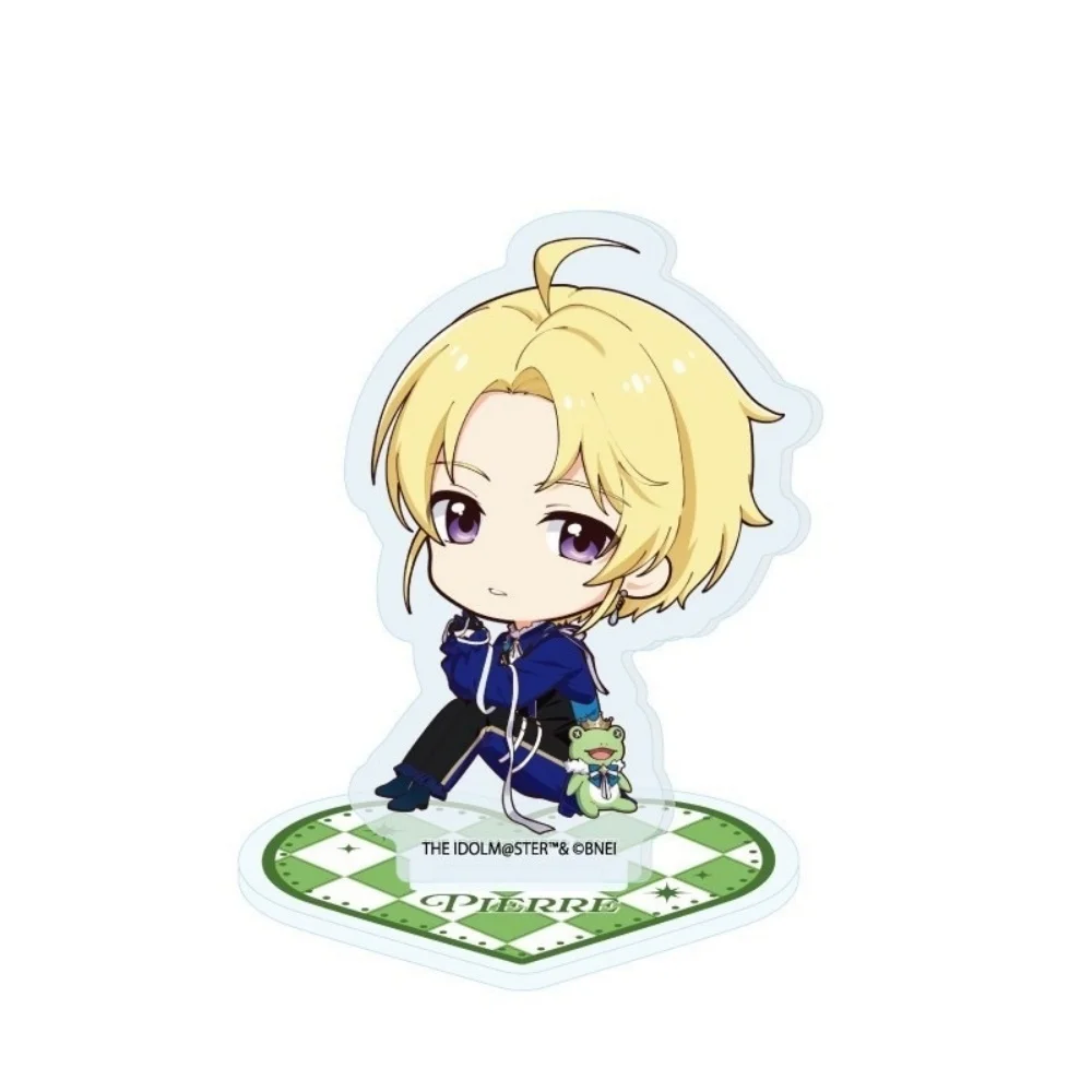 Фото Акриловая подставка Anime Idolmaster SideM с фигуркой Пьер Рё, 10 см, двусторонняя, декор для стола, брелок, коллекционные предметы для отаку. №2