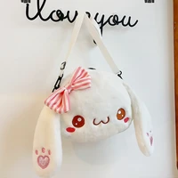 kawaii cartoon cinnamoroll plush shoulder bag 2022 new cute messenger bag women cute doll plush bag large capacity bag girl gift