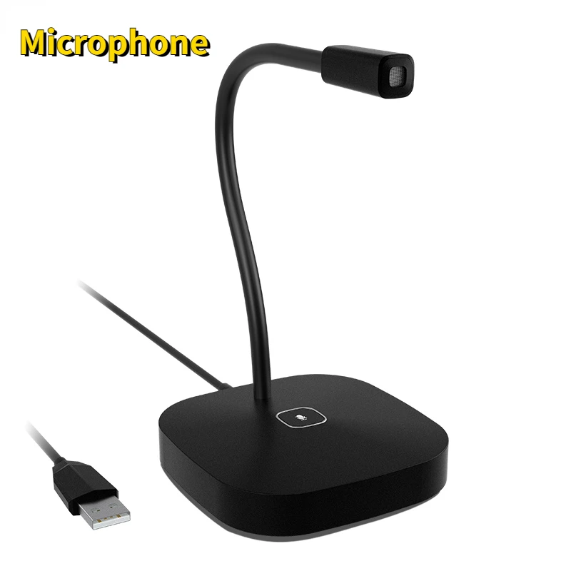 

USB-микрофон для компьютера, с кнопкой отключения звука