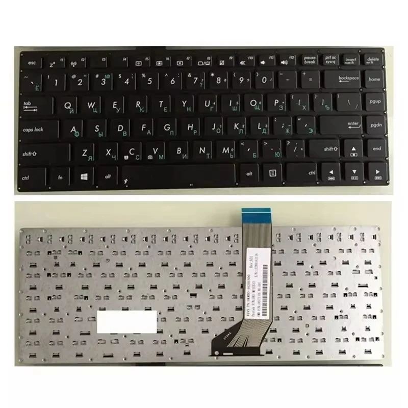 Фото Клавиатура для ноутбуков ASUS S400 S400CA S400C S451 S451LB S451L S451E X402 X402C X402CA F402C V451L (US/RU/SP/FR раскладка) №5