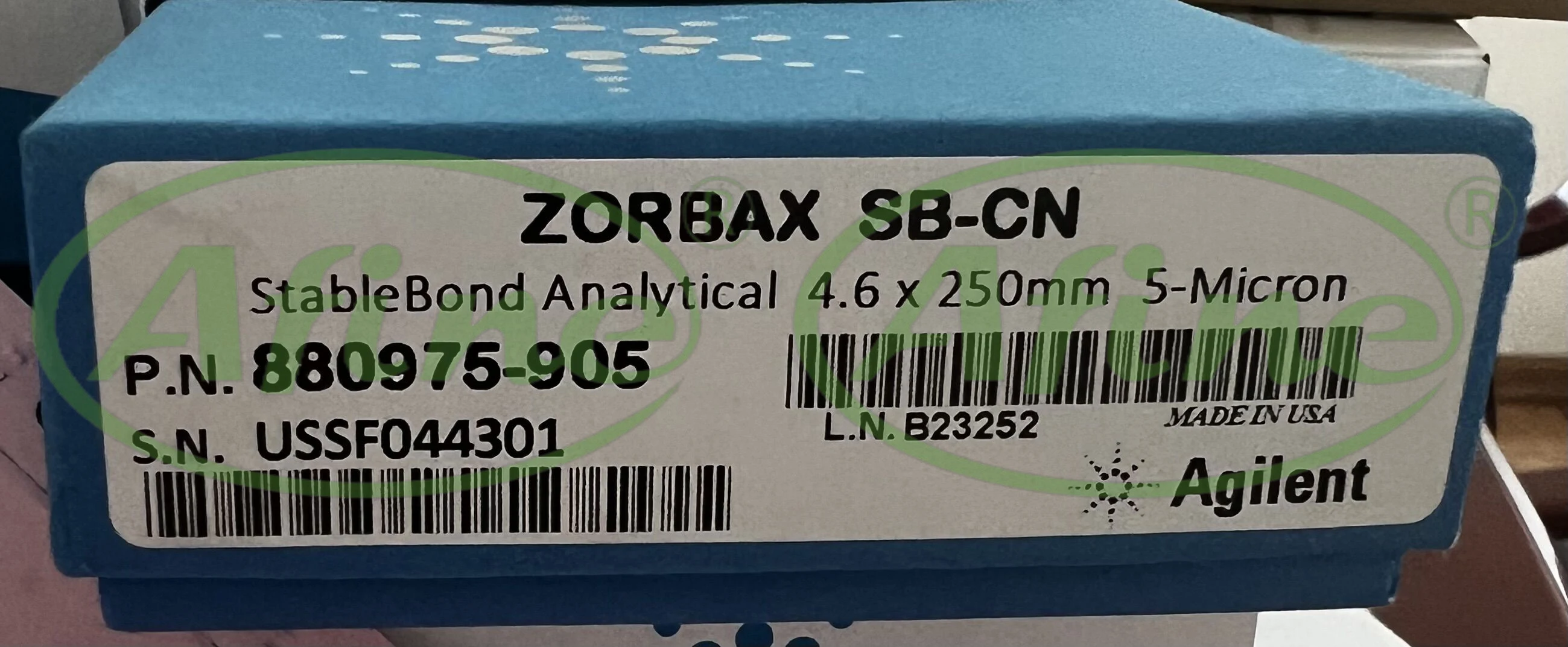 AFINE Agilent ZORBAX для NP/SFC 880975 -905 883975 -906 -914 Колонки StableBond CN 4 6 x 250 мм 5 мкм 400 бар SB-C8 SB-AQ