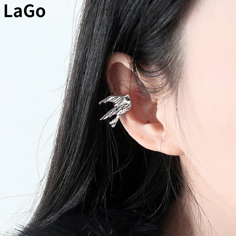 

Modern Jewelry Bird Earrings 1 PC Earcuff Delicate Design Hip Hop Cool Design Metallic Ear Clip Earrings For Women No Ear Hole