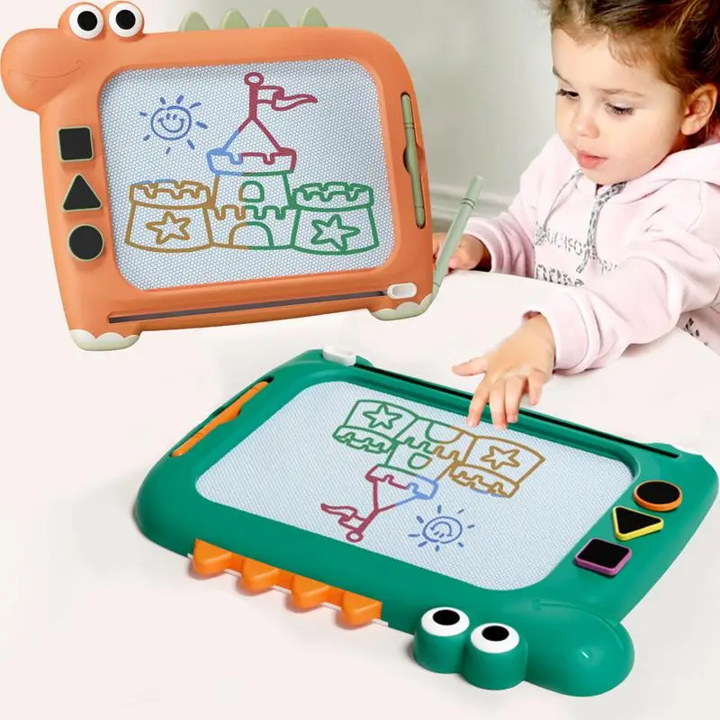 

7-In-1abs Montessori Doodle Board Children Toys 6 To 10 Years Erasable Magnetic Drawing Board Sketch Pad With Magnetic Blackboar